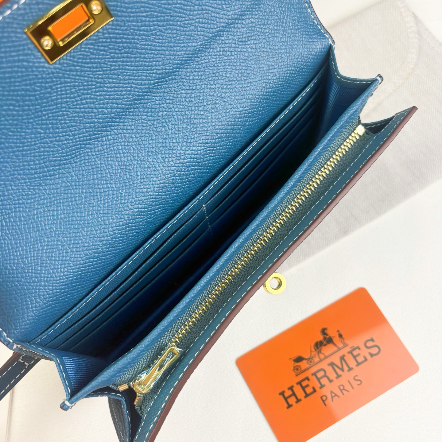 Hermes Kelly Pocket Long Wallet - Image 6