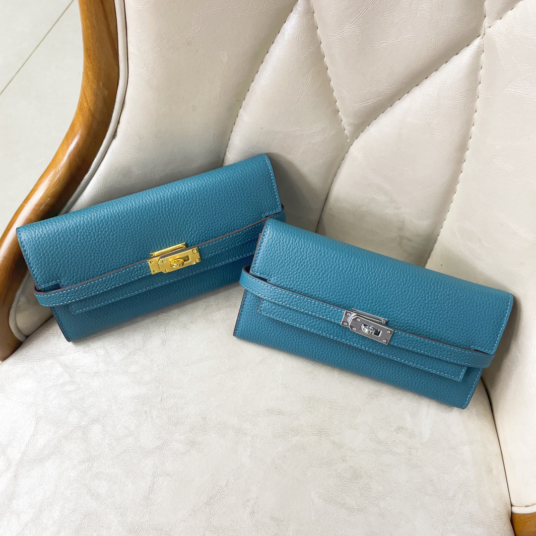 Hermès Kelly Long Wallet in Togo Leather - Image 6