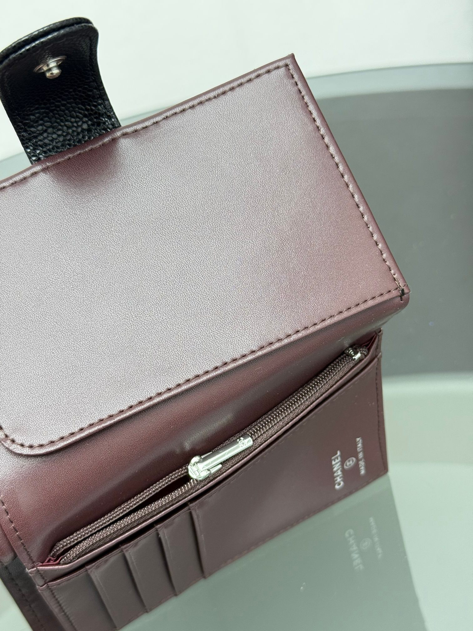 Chanel Two-in-One Passport Wallet - Image 6