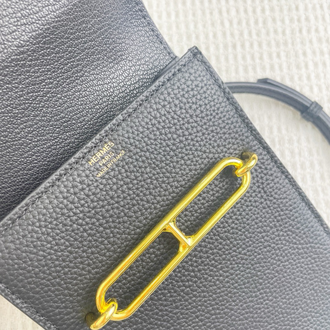 Hermes Pig-Nose Shoulder Bag, Model 398-2 - Image 6