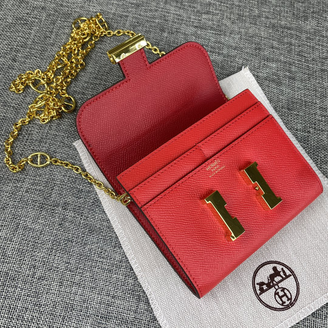 Hermes Constance Leather Shoulder Bag - Image 6