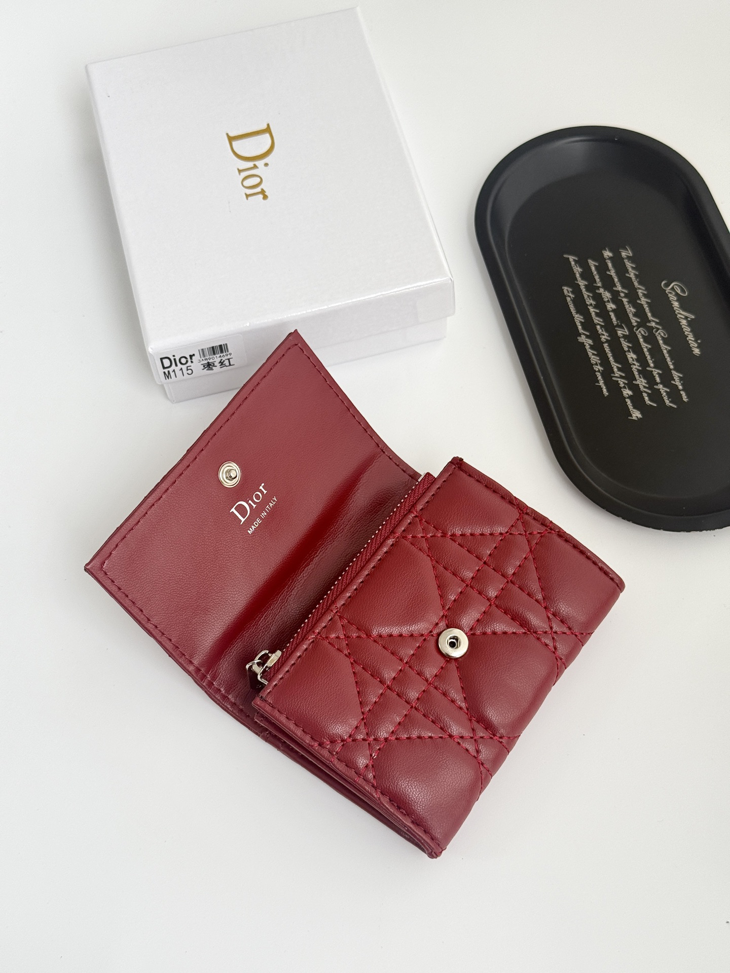 Dior Mini Lady Dior Wallet - Image 6