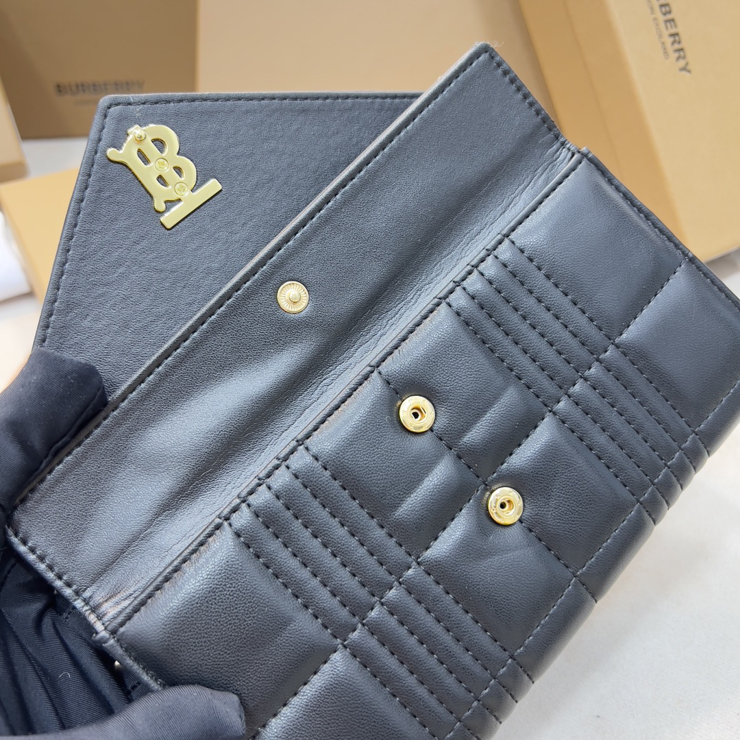 Burberry Thomas Burberry Quilted Long Wallet - Image 6