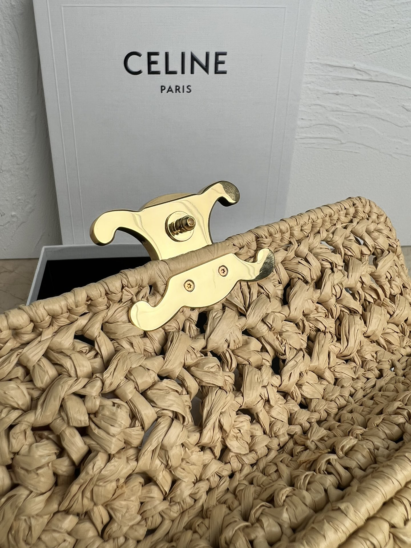 Celine TRIOMPHE Summer Limited-Edition Woven Chain Shoulder Bag - Image 6