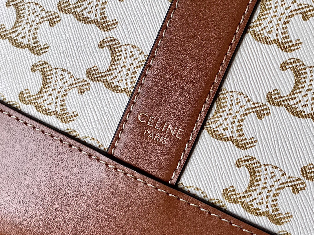 Celine Vintage Monogram Bucket Bag - Image 6