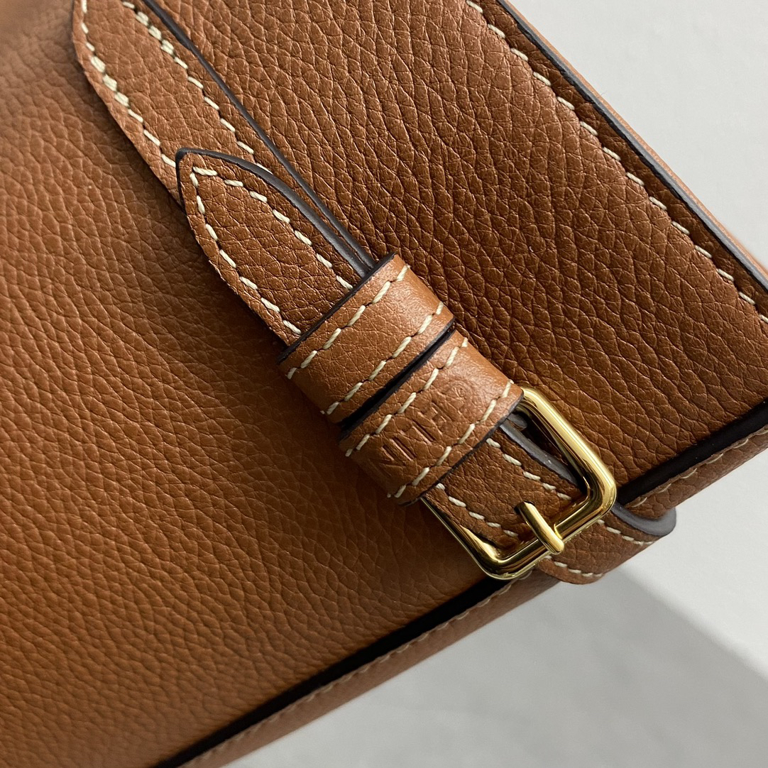Cabas Anais Small Grain Leather Tote Bag - Image 6