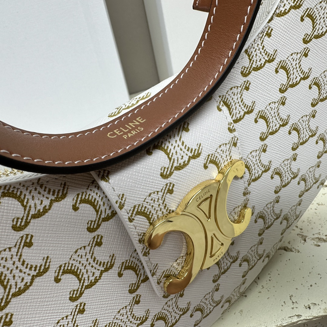 Ava TRIOME Logo-Print Leather Handbag - Image 6