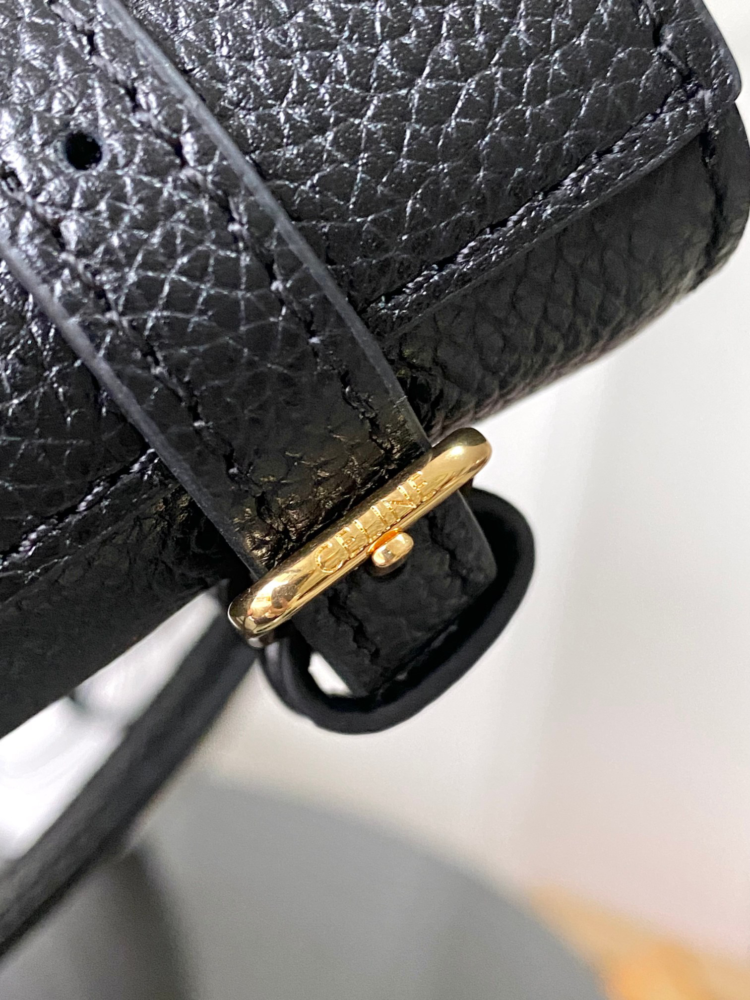 Celine Mini Cabas Anais Grained Calfskin Bag - Image 6