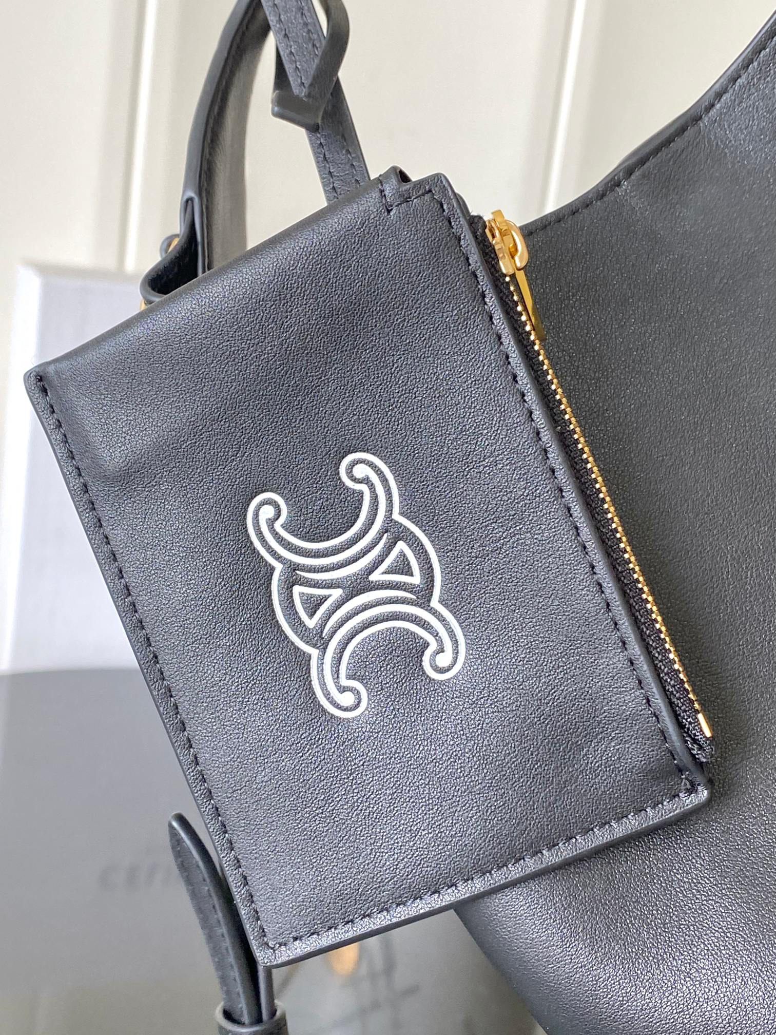 CELINE Teen Hobo Shoulder Bag - Image 6