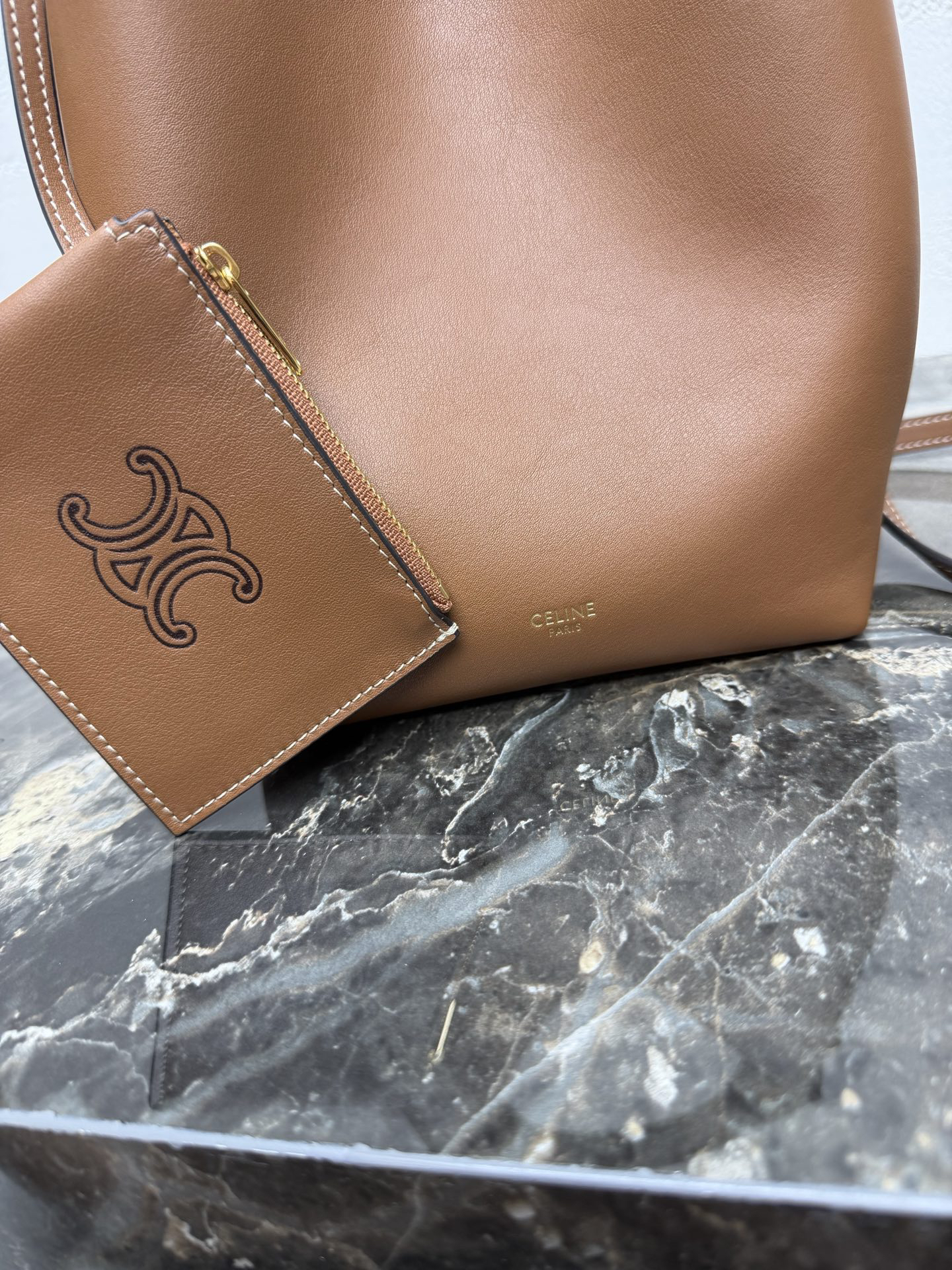 HOBO Small Leather Crossbody Handbag - Image 6