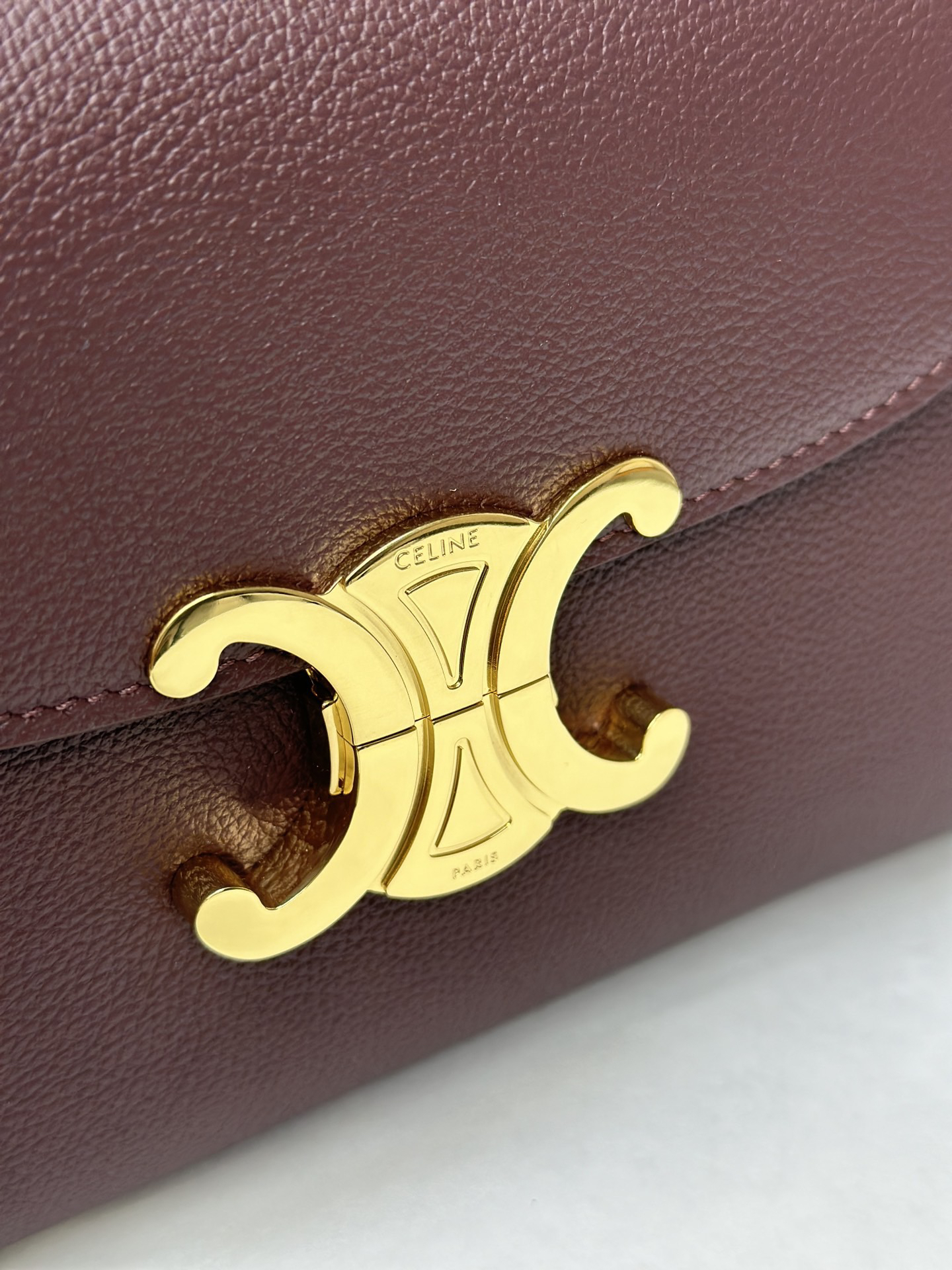 TEEN NINO Textured Glossy Leather Crossbody Handbag - Image 6