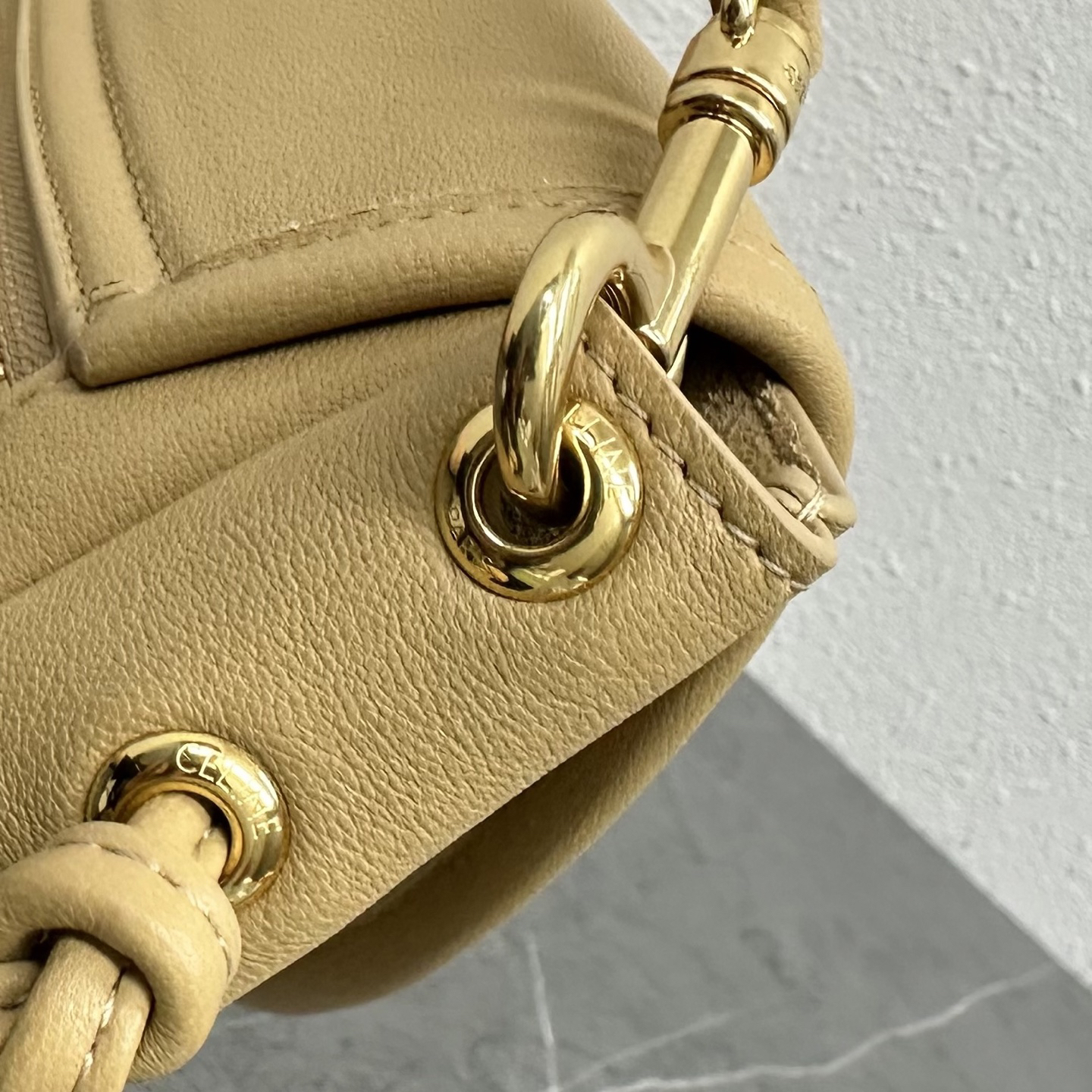Celine Soft Triomphe Half Moon Bag - Image 6