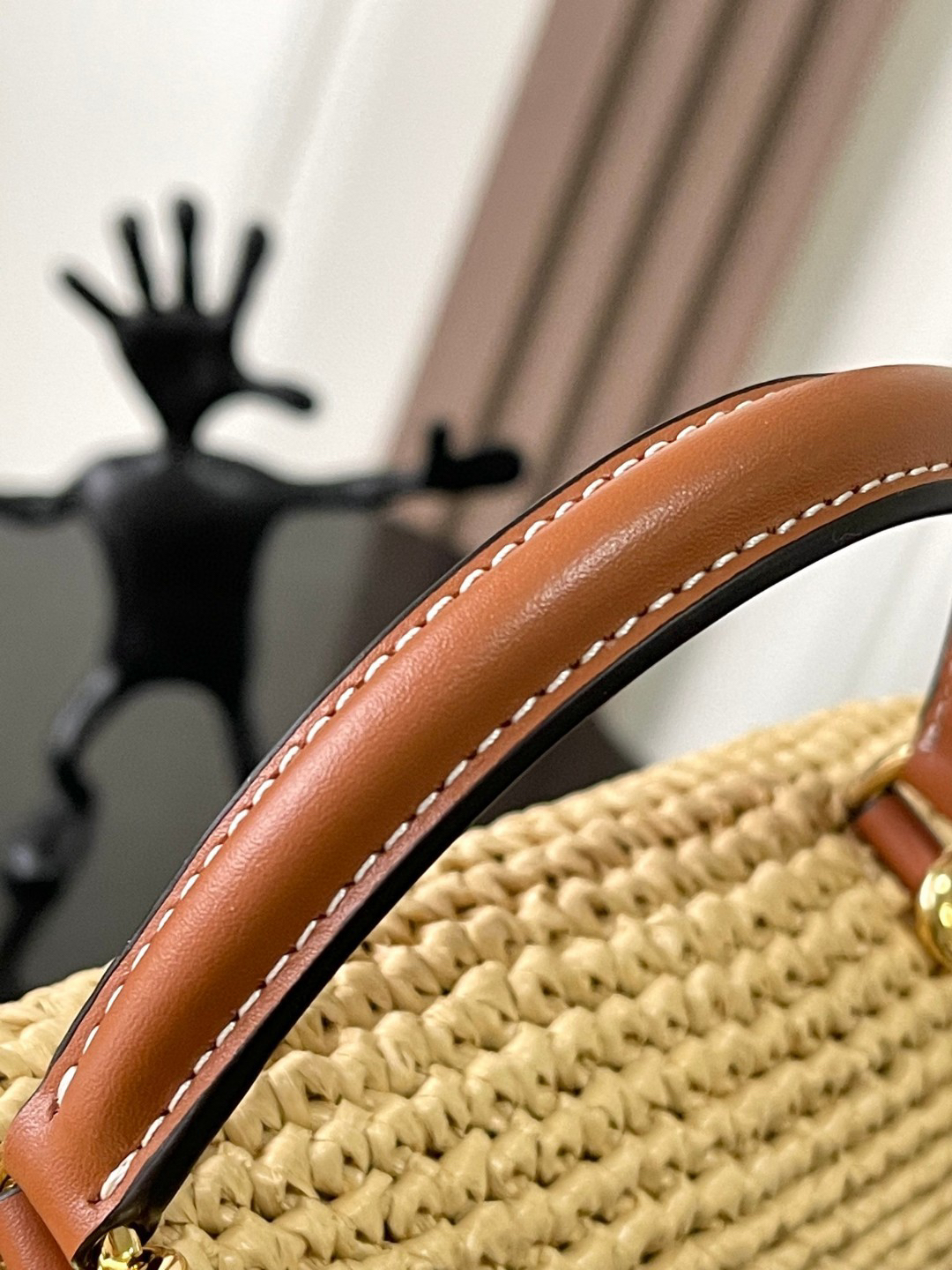Celine Teen Nino Woven Handbag - Image 6