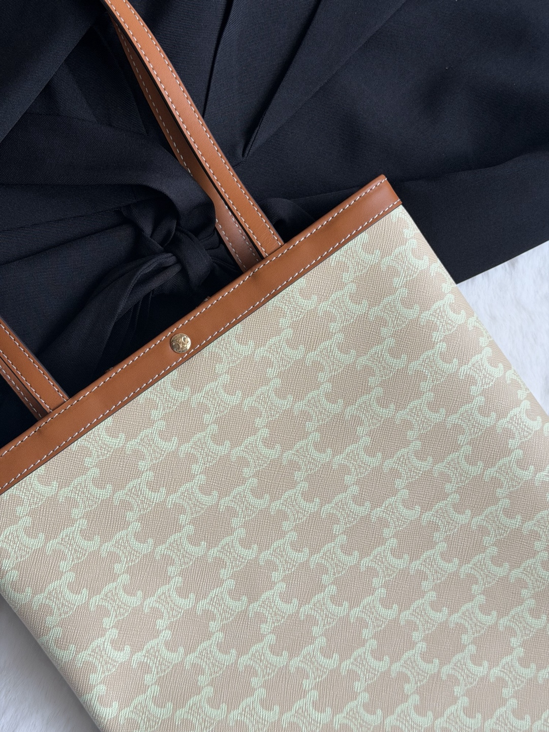 FLAT SHOER Logo-Print Lightweight Tote Bag - Image 6