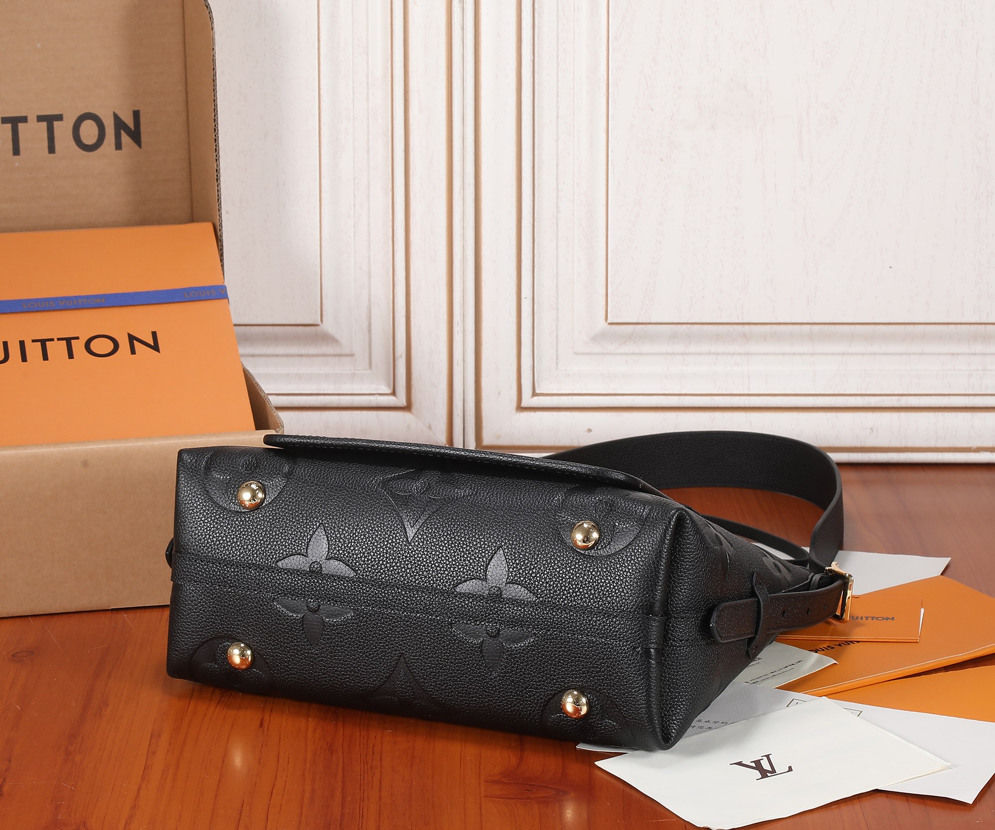 Louis Vuitton CarryAll Small Monogram Empreinte Leather Bag M46288 - Image 7