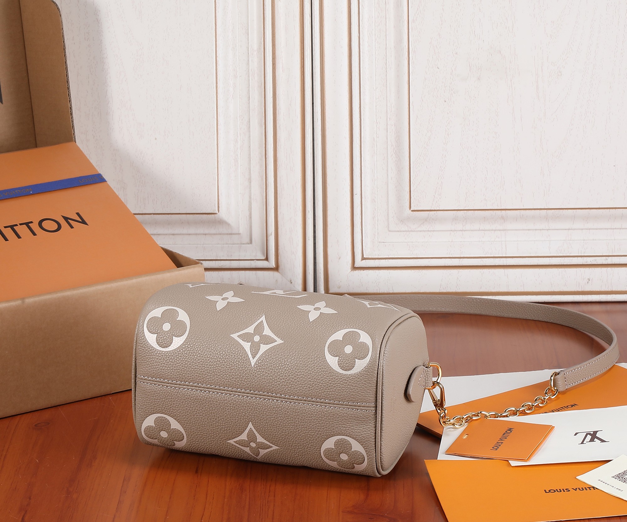Louis Vuitton Speedy Bandoulière 20 Monogram Empreinte Leather Bag - Image 7