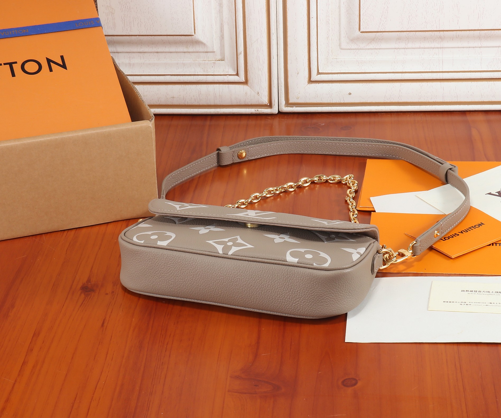 Louis Vuitton Wallet on Chain Ivy in Monogram Empreinte Leather - Image 7