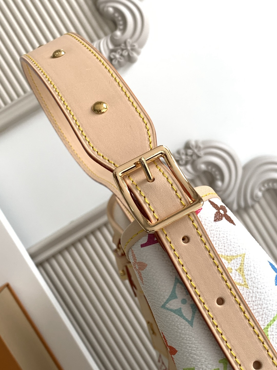 Louis Vuitton x Takashi Murakami CarryAll Small Bag - Image 7