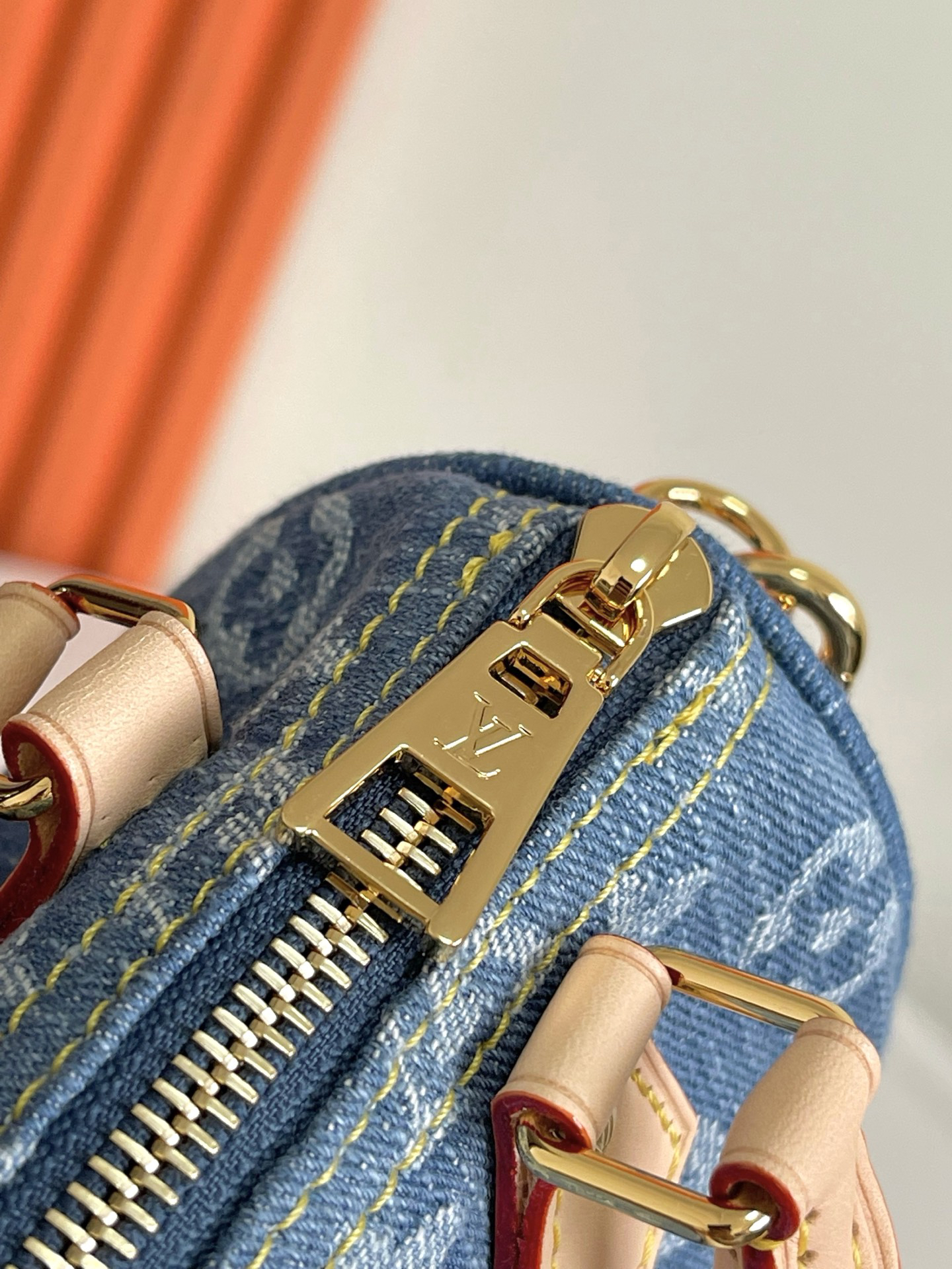 Nano Speedy Denim Crossbody Bag - Image 7