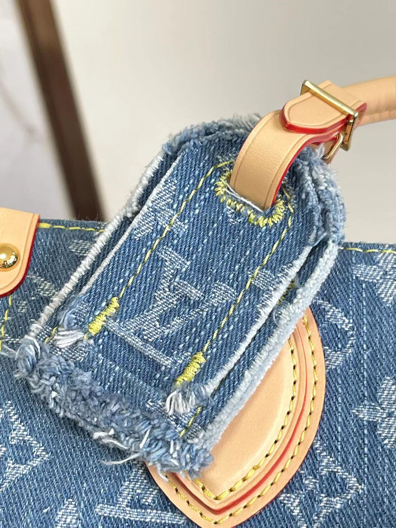 Louis Vuitton OnTheGo Mini Denim Crossbody Bag - Image 7