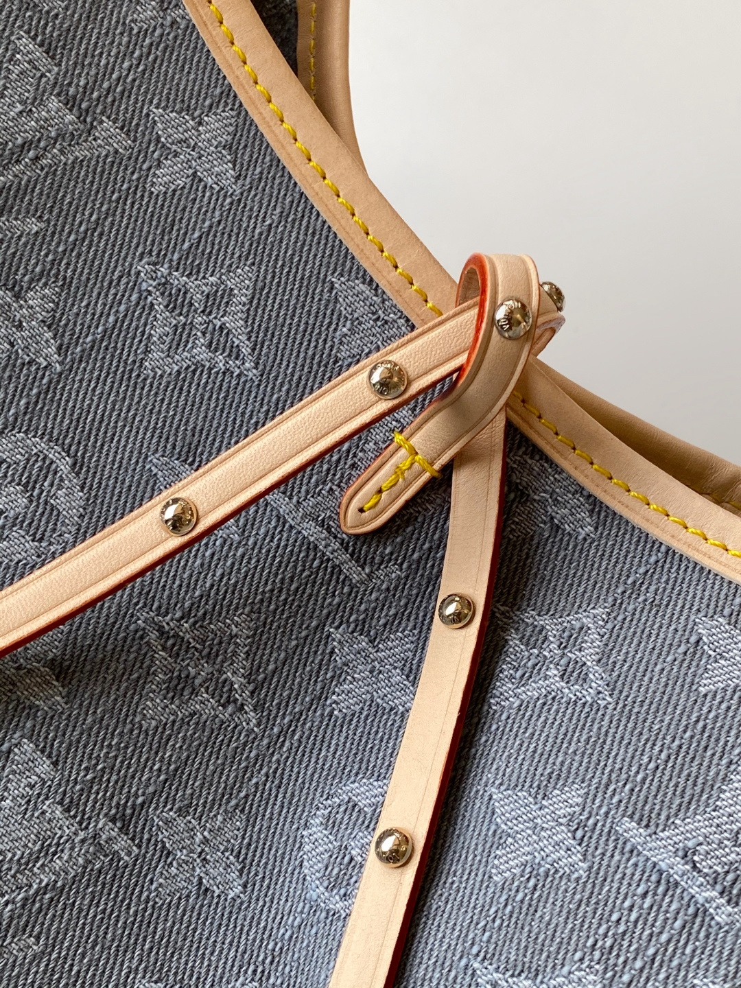 Louis Vuitton CarryAll MM Monogram Denim Handbag - Image 7