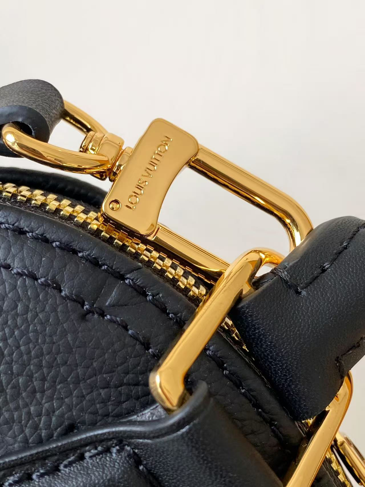 Louis Vuitton Alma BB Monogram Empreinte Leather Handbag - Image 7