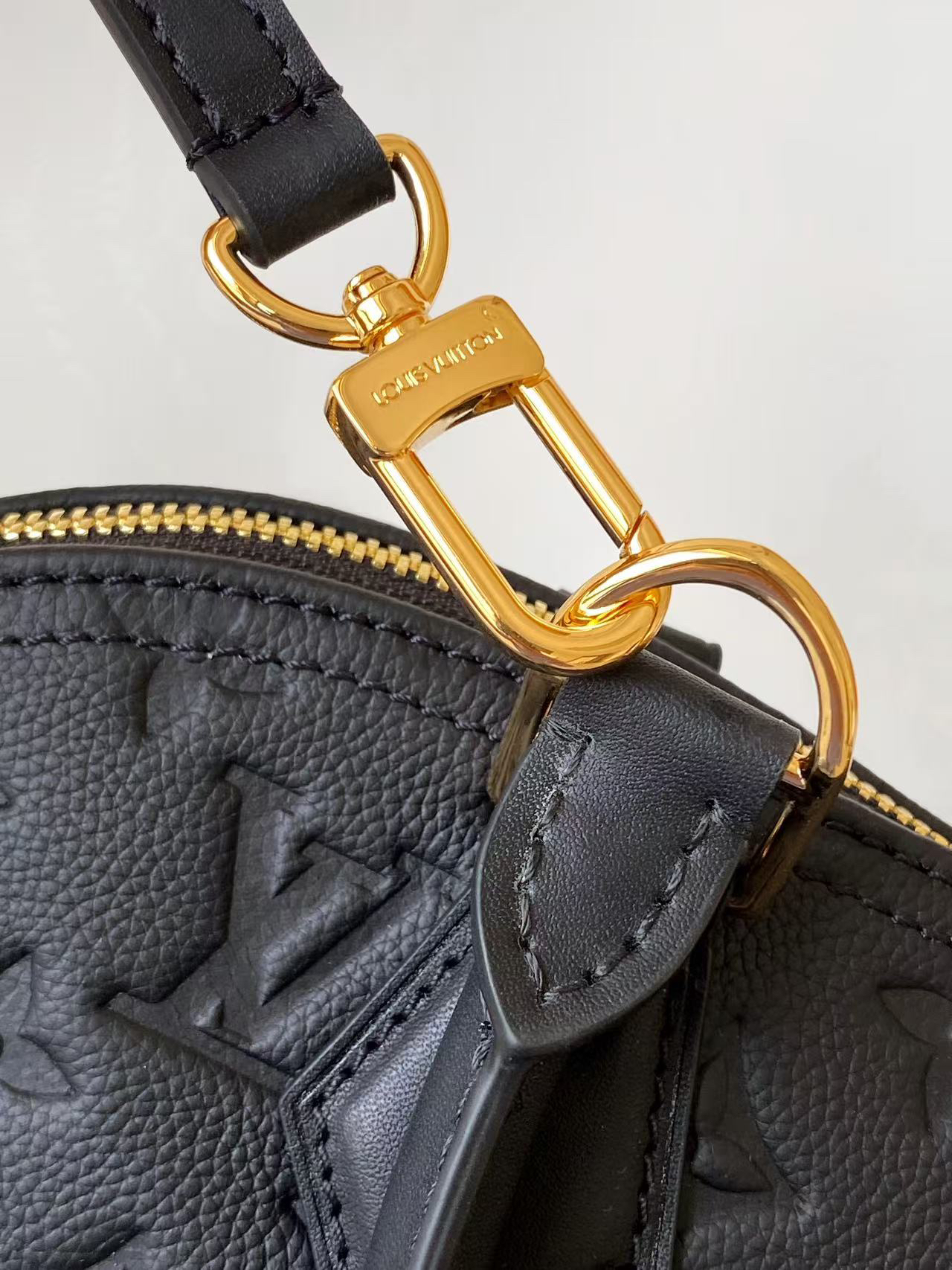 Alma PM Handbag in Black Monogram Empreinte Leather - Image 7