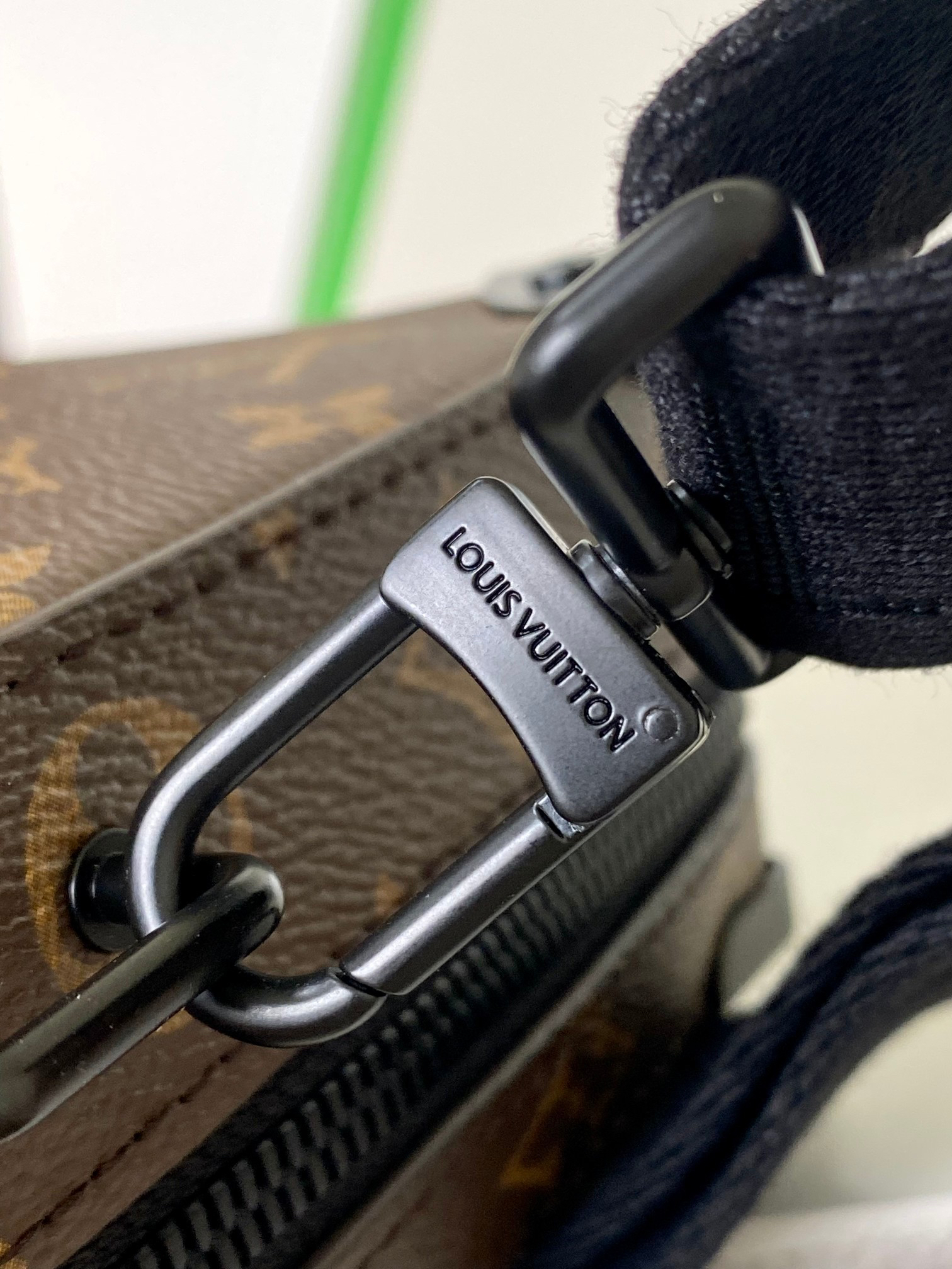 Louis Vuitton Handle Soft Trunk Monogram Macassar Bag M46689 - Image 7