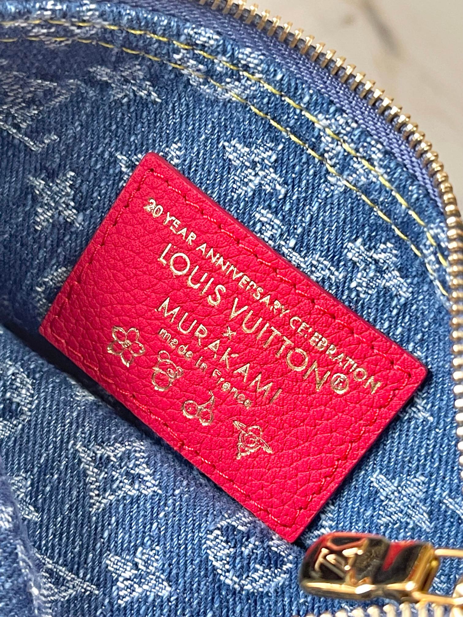 Louis Vuitton x Takashi Murakami Neverfull Inside Out BB Tote Bag - Image 7