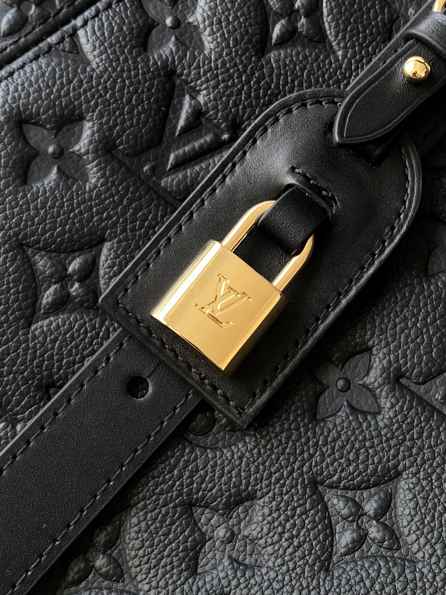 Louis Vuitton All In One MM Monogram Empreinte Leather Handbag - Image 7