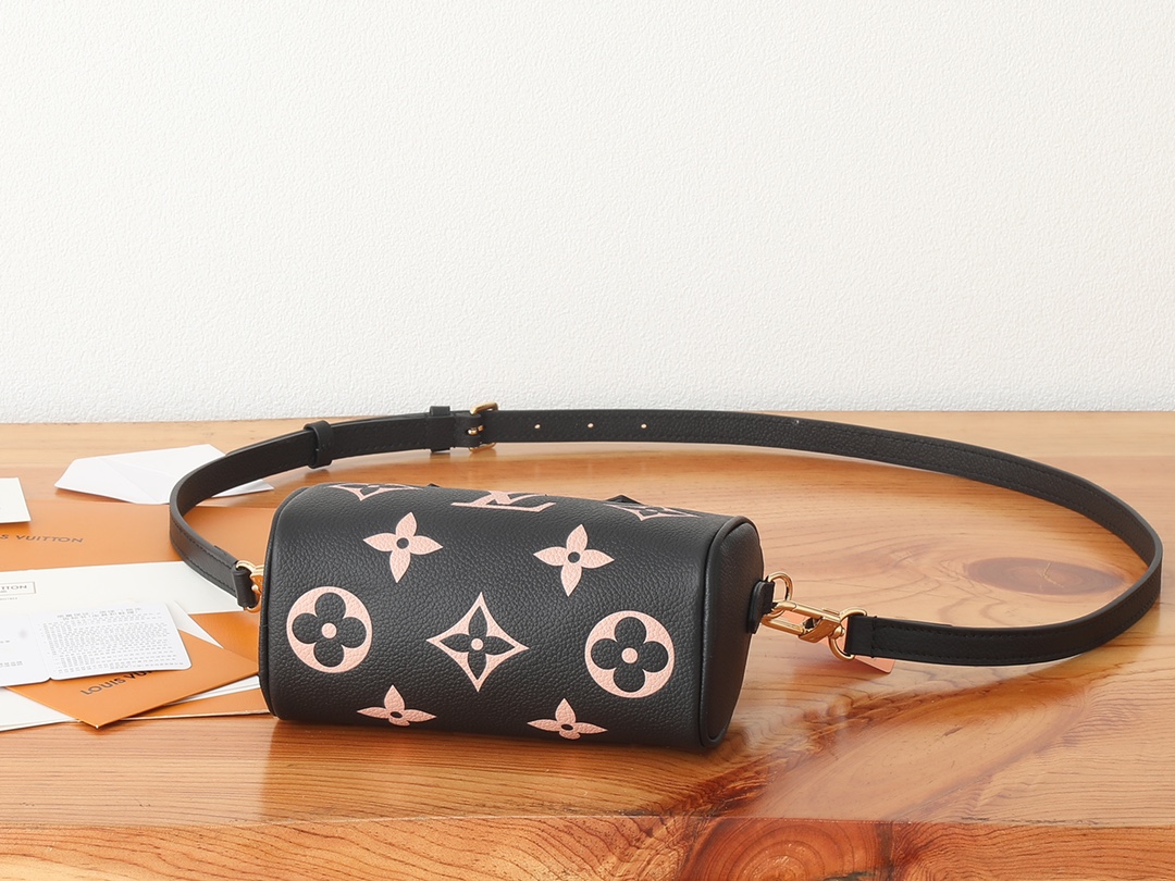 Louis Vuitton Nano Speedy Monogram Empreinte Leather Bag - Image 7
