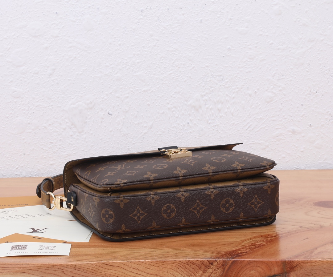 Louis Vuitton Pochette Metis Monogram Reverse Crossbody Bag - Image 7