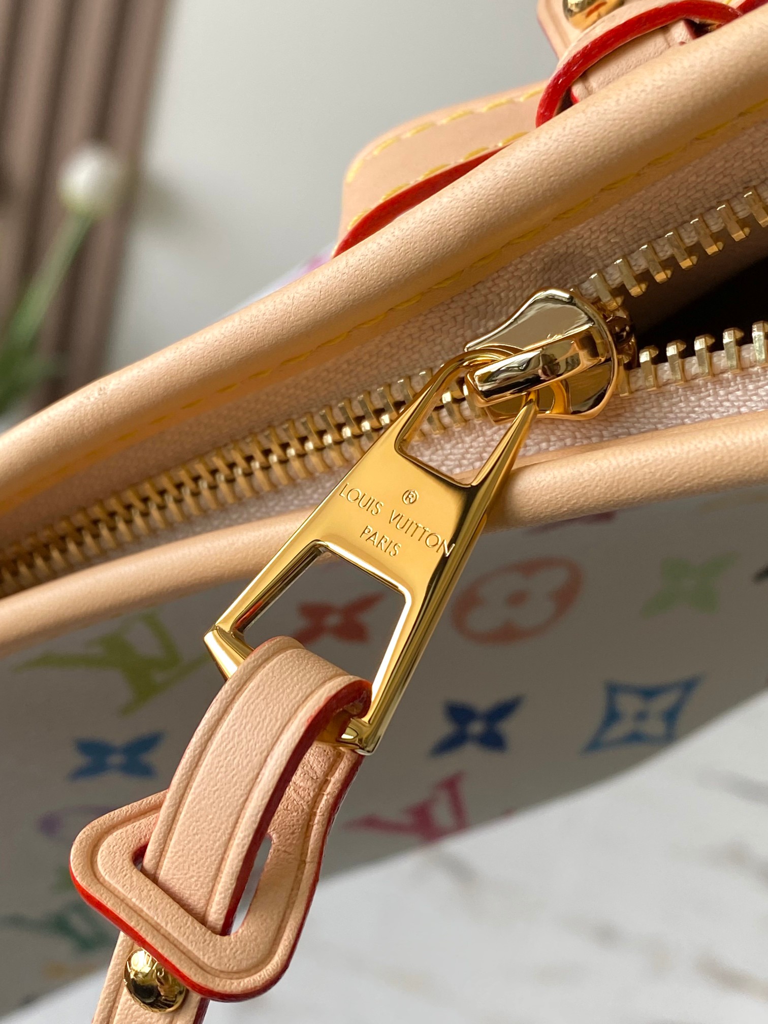 Louis Vuitton x Takashi Murakami Carryall East West Handbag - Image 7