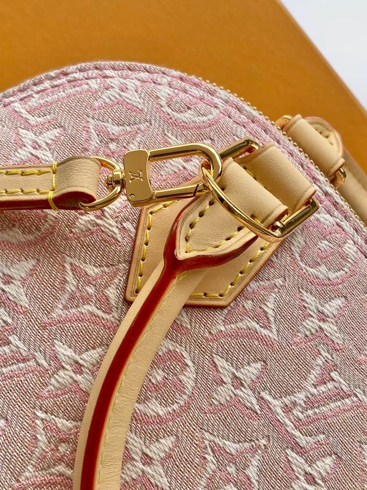 Louis Vuitton Alma BB Handbag with Monogram Emblème Embroidery - Image 7