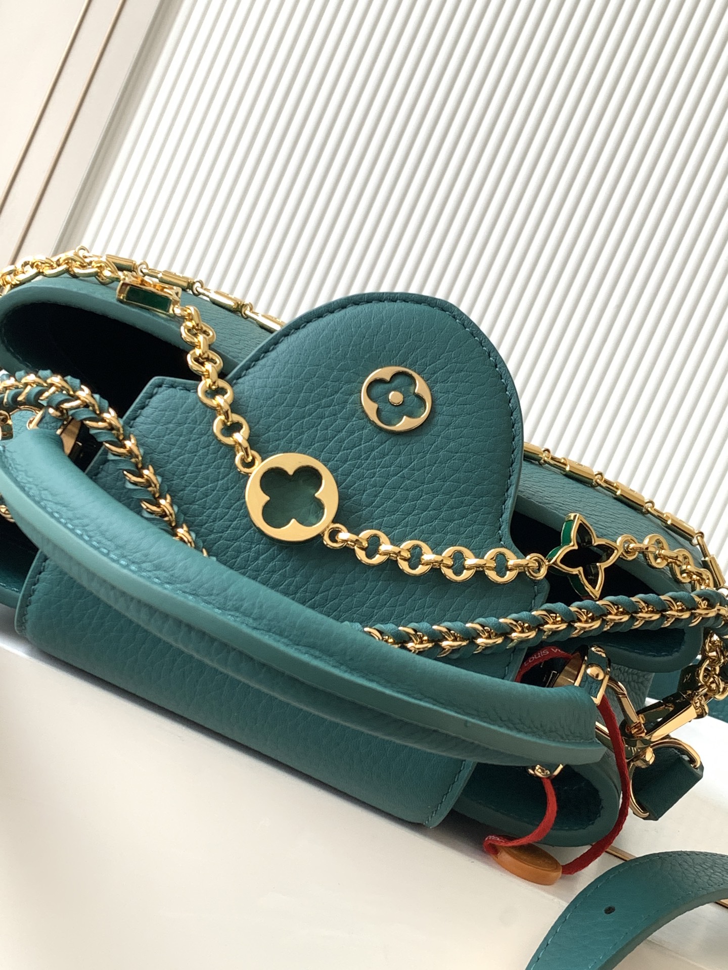 Louis Vuitton Capucines BB Trilogy Leather Handbag - Image 7