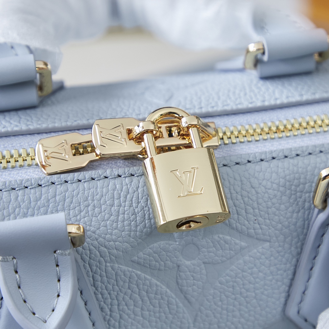Louis Vuitton Speedy Bandouliere 20 Monogram Empreinte Leather Handbag - Image 7