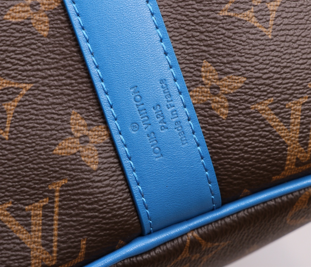 Keepall Bandoulière 50 Travel Bag in Monogram Macassar Canvas - Image 7
