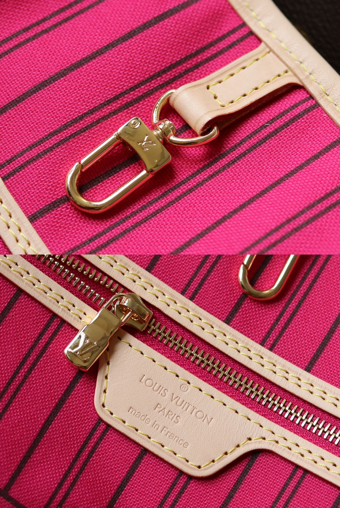Louis Vuitton Neverfull MM Tote Bag in Damier Azur Canvas - Image 7