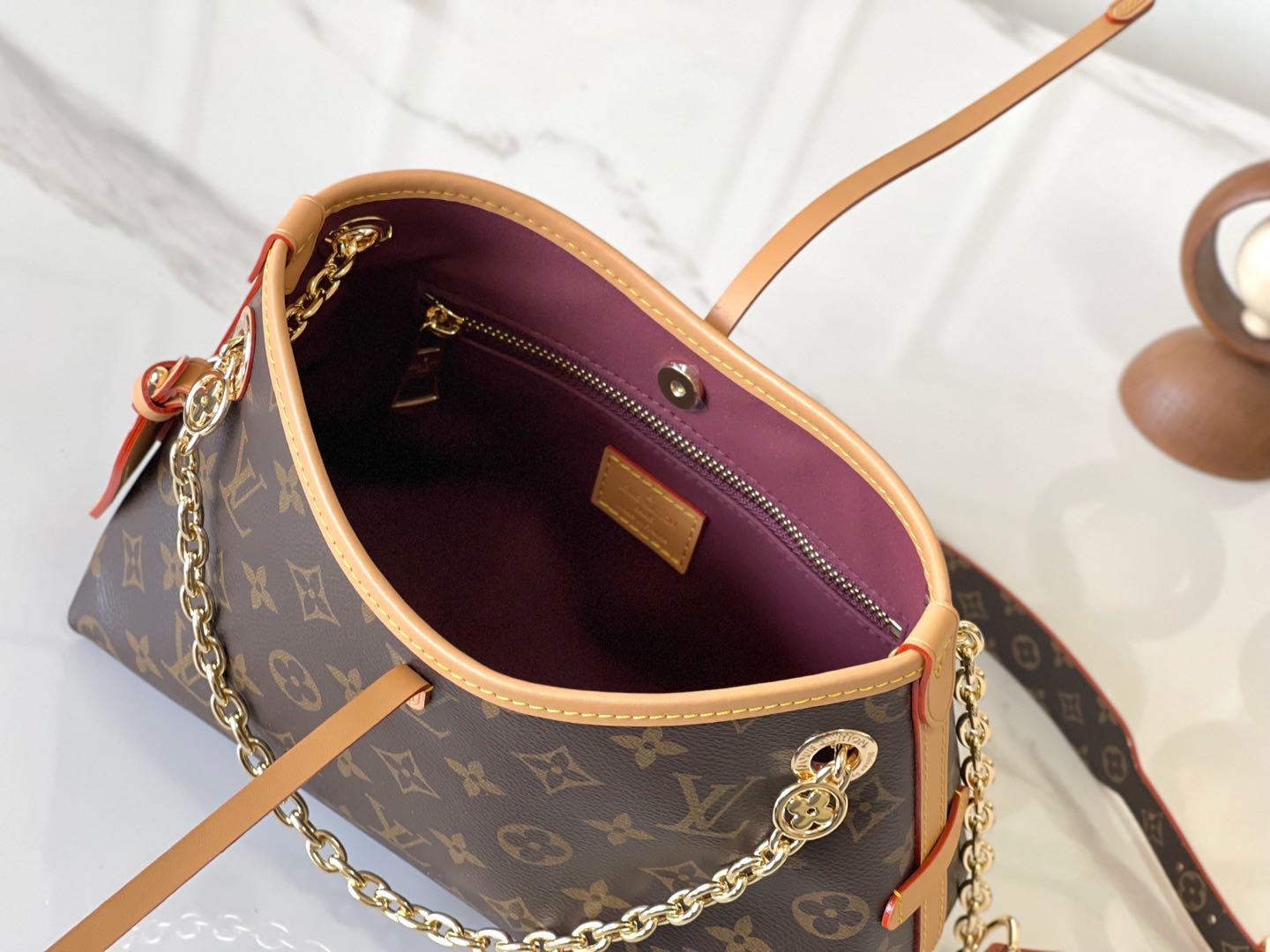 Louis Vuitton CarryAll BB M13014 Monogram Handbag - Image 7