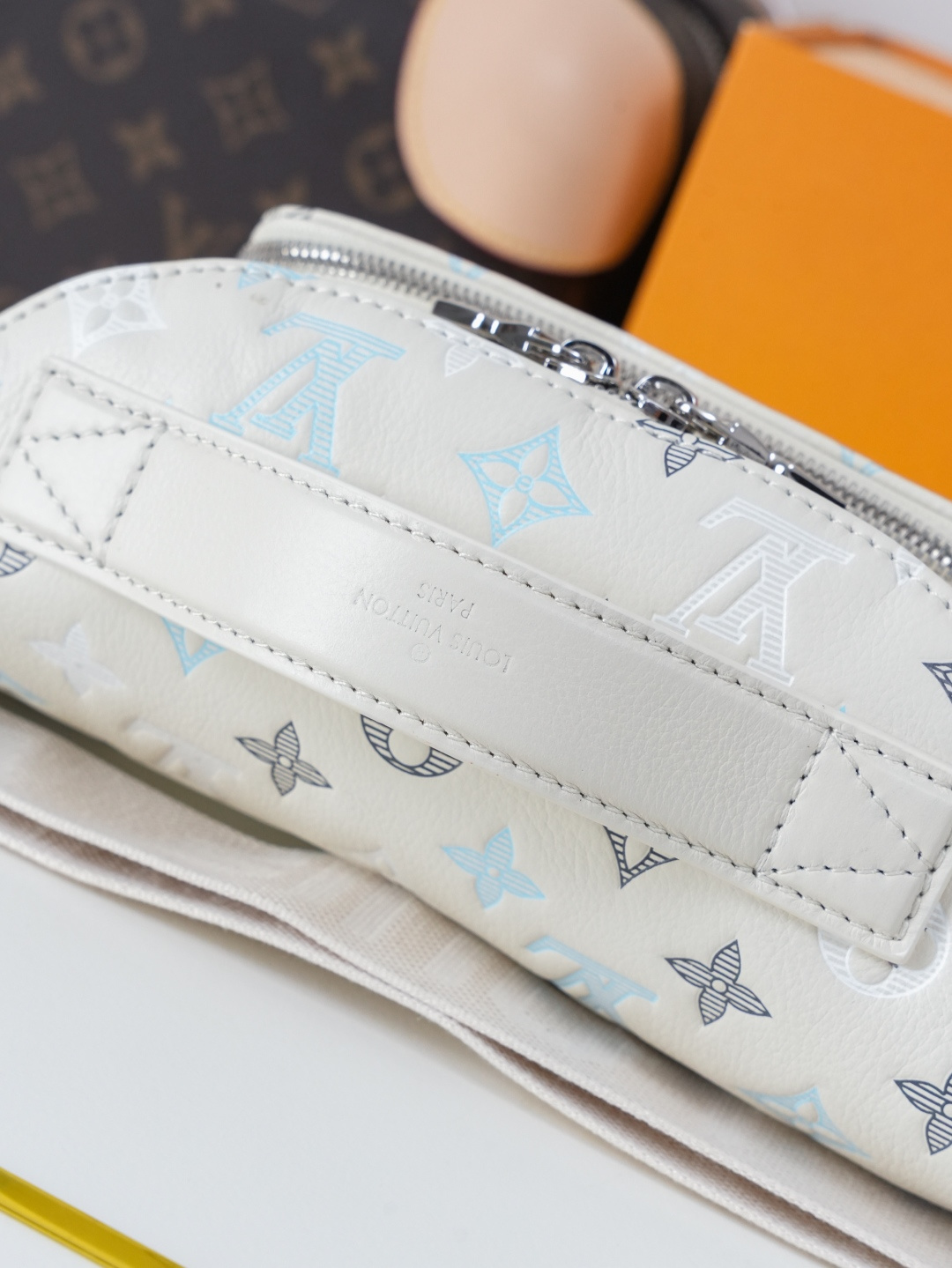 Louis Vuitton Rush Belt Bag in Monogram Shadow Leather - Image 7