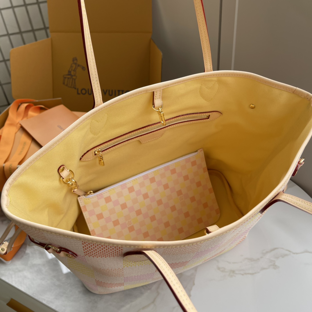 Louis Vuitton Neverfull MM Damier Giant Tote Bag - Image 7