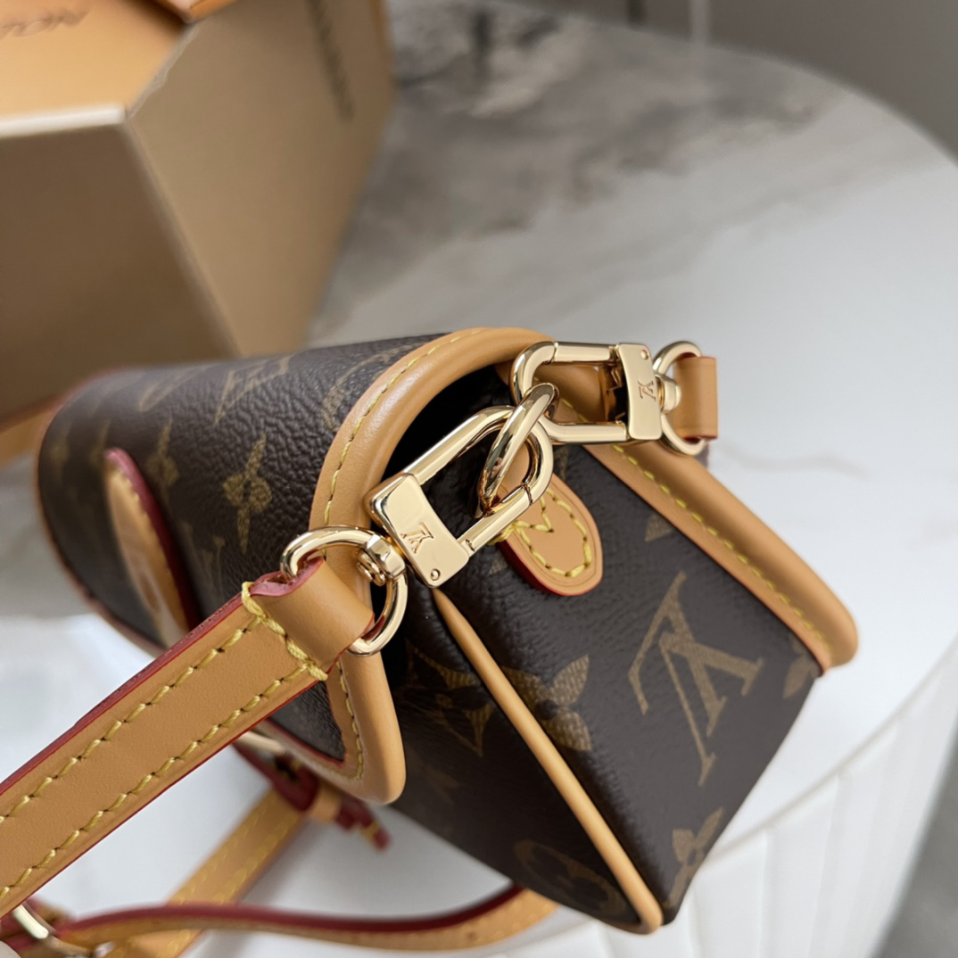 Louis Vuitton Nano Diane Monogram Canvas Crossbody Bag - Image 7