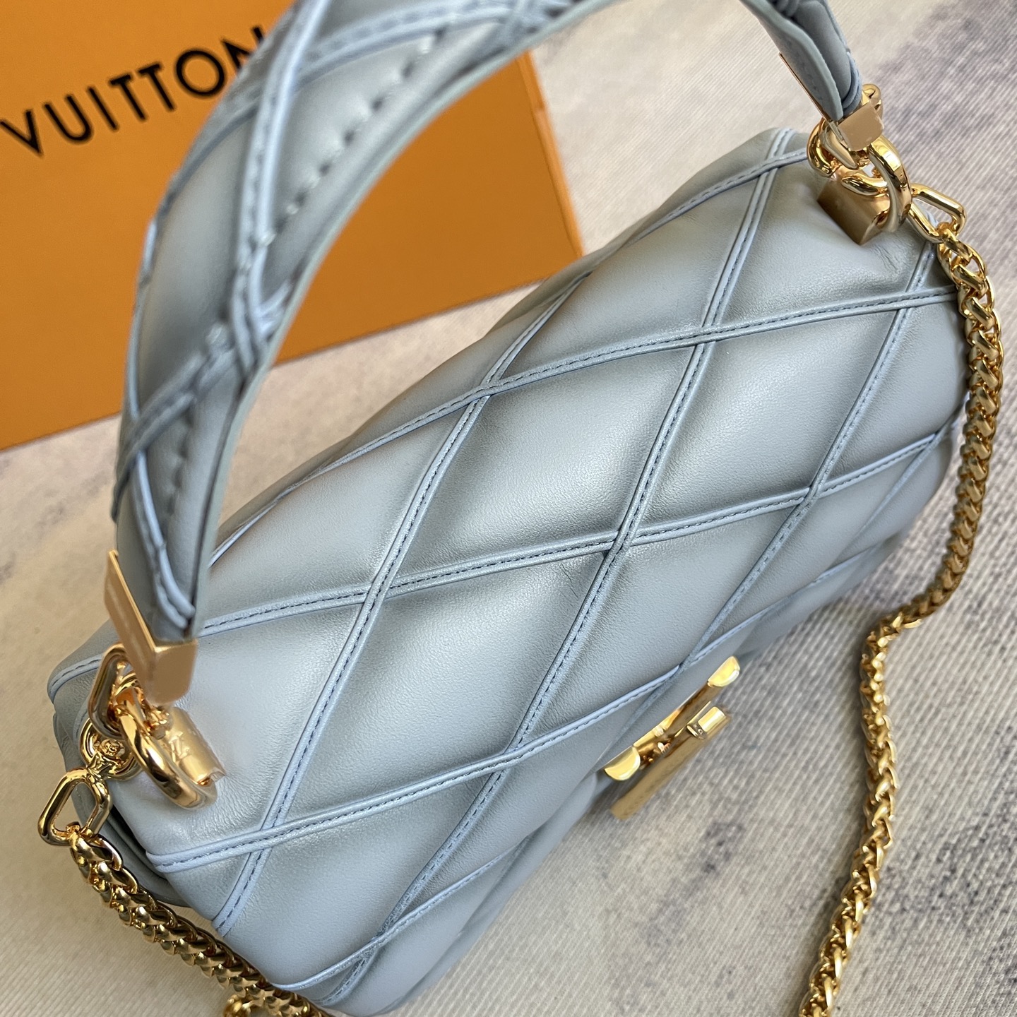GO-14 Medium Lambskin Handbag - Image 7