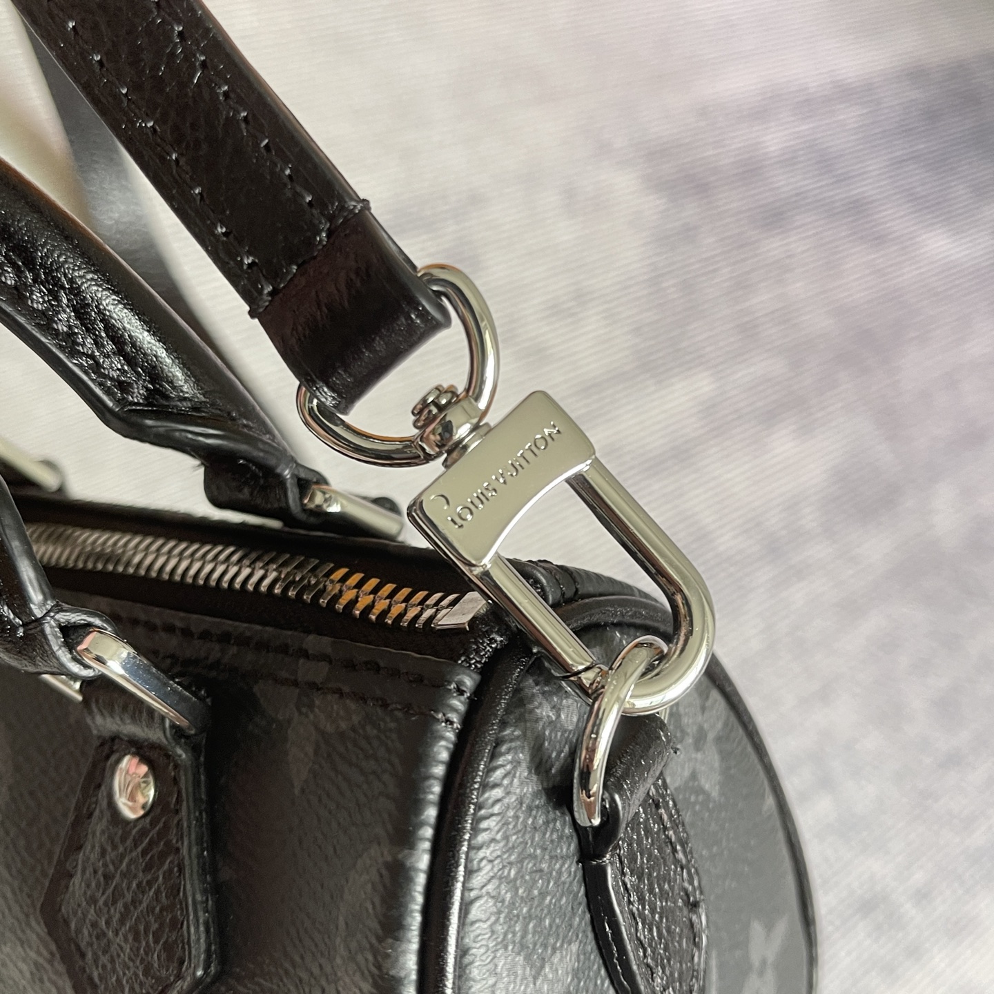 Louis Vuitton Nano Speedy Monogram Eclipse Handbag M26573 - Image 7