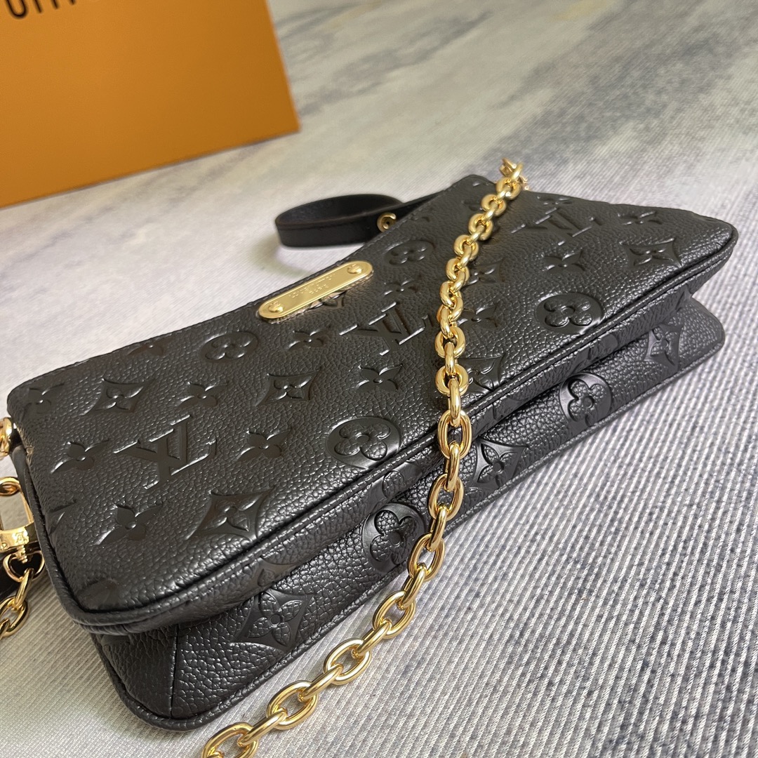 Louis Vuitton Liv Pochette M83301 / M11916 in Monogram Empreinte Leather - Image 7