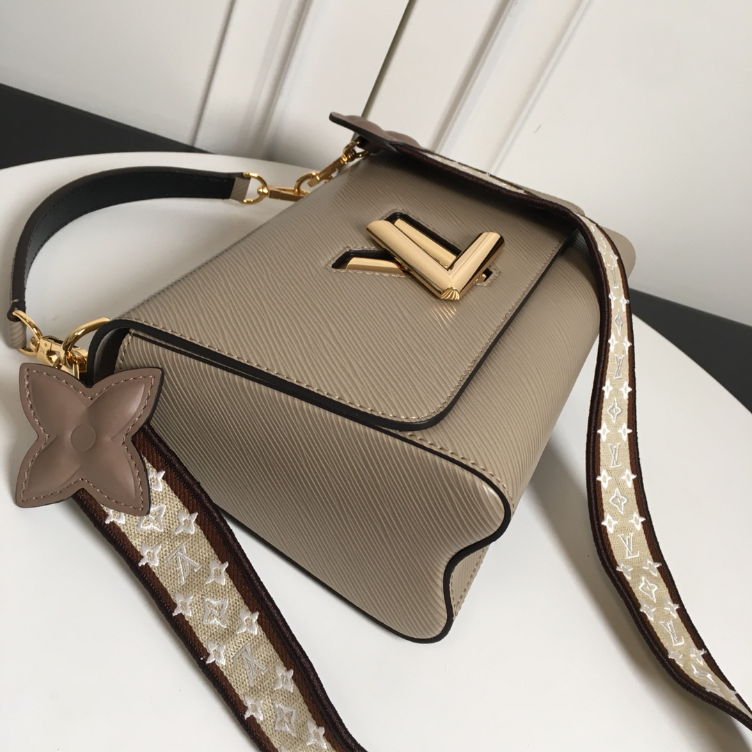 Louis Vuitton Twist Medium Handbag M57050 in Elephant Gray - Image 7