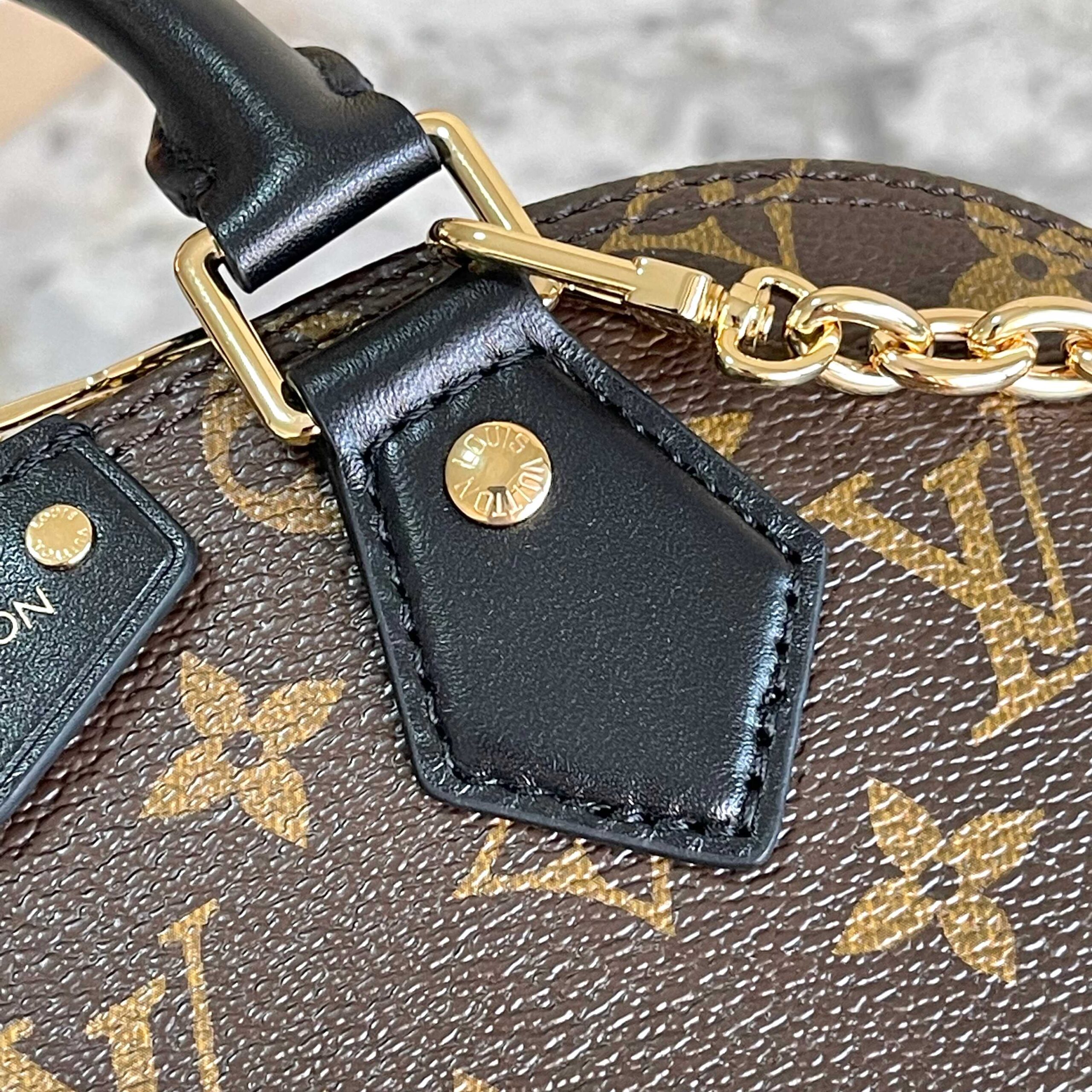 Alma BB Monogram Canvas Handbag - Image 7