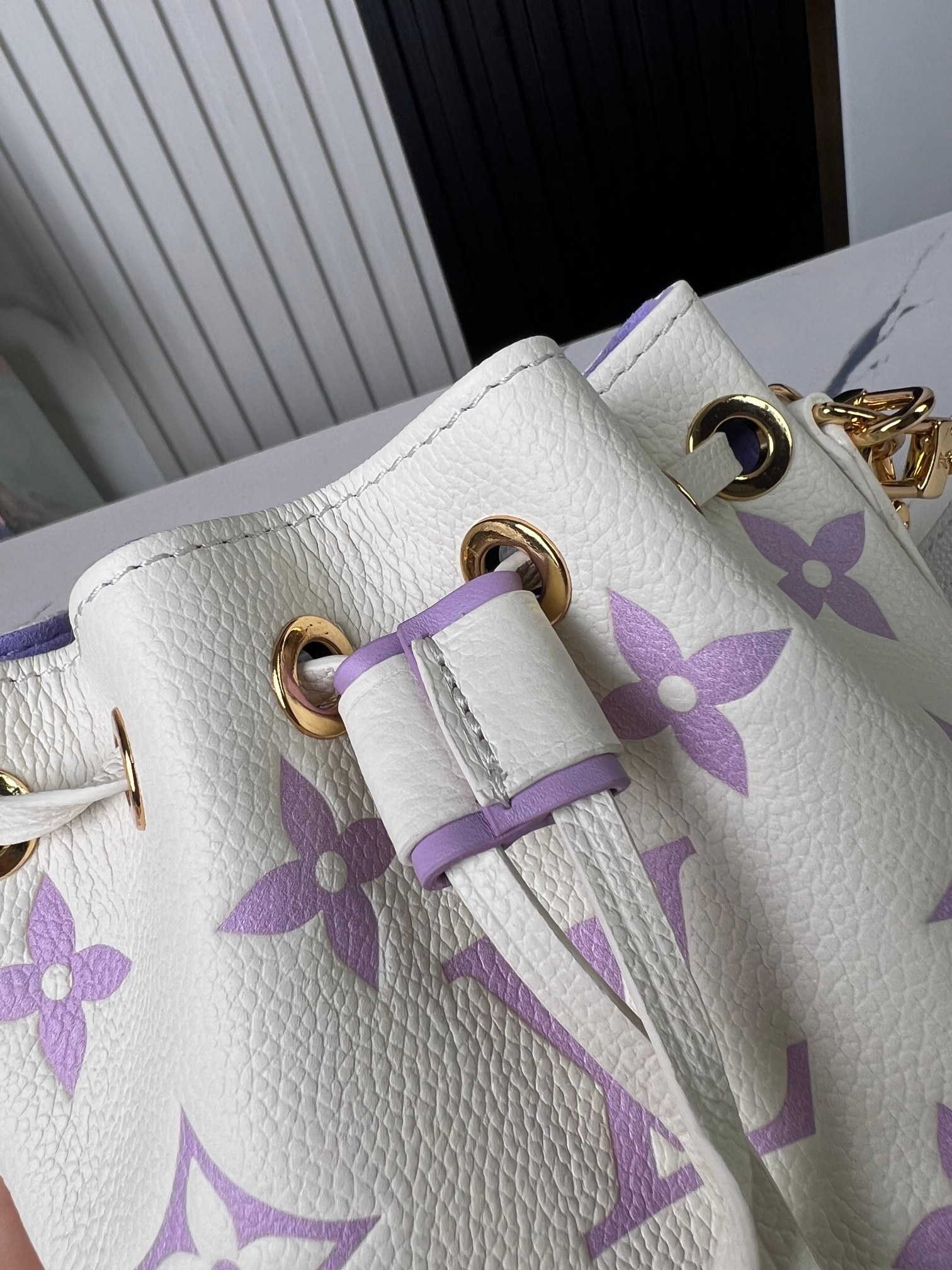 Louis Vuitton Nano Noé Bucket Bag in Purple - Image 7
