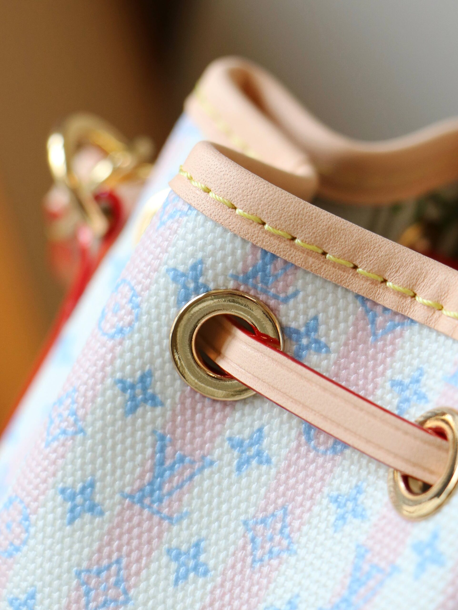 Louis Vuitton Nano Noé Handbag – LV Stamp Canvas - Image 7