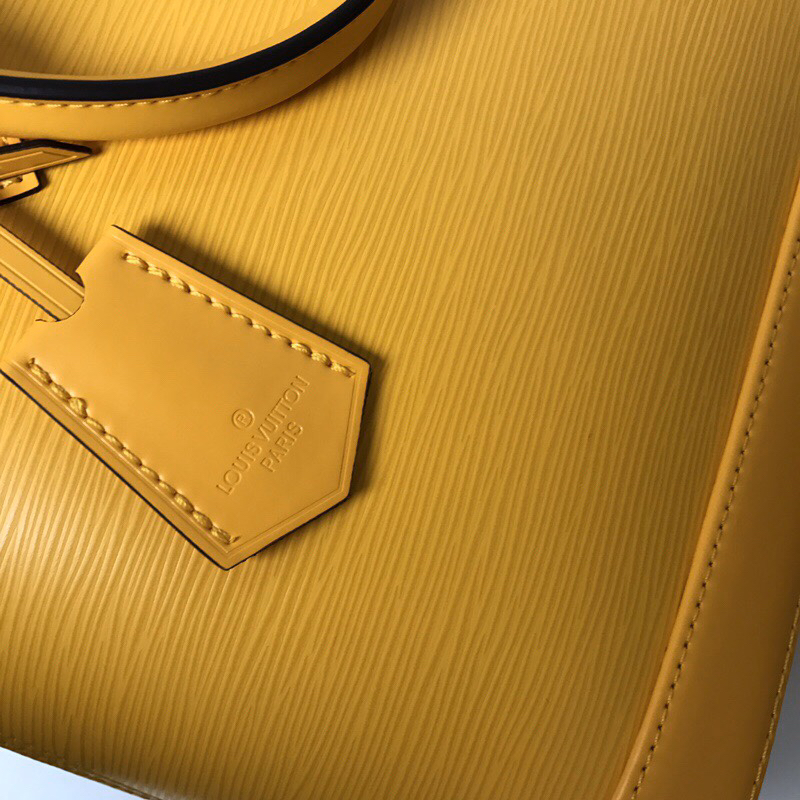 Louis Vuitton Alma Handbag M40302 in Yellow Epi Leather - Image 7